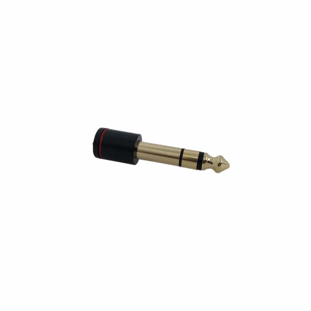 vault converters vault 3.5mm female jack 6.35mm male plug stereo audio adapter converter - black