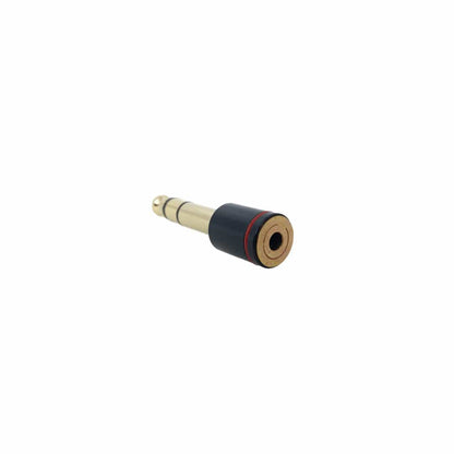 vault converters vault 3.5mm female jack 6.35mm male plug stereo audio adapter converter - black