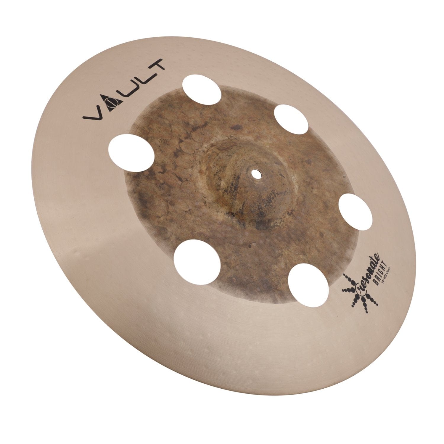 vault crash cymbals vault resonate bright series 19inch vfx crash cymbal