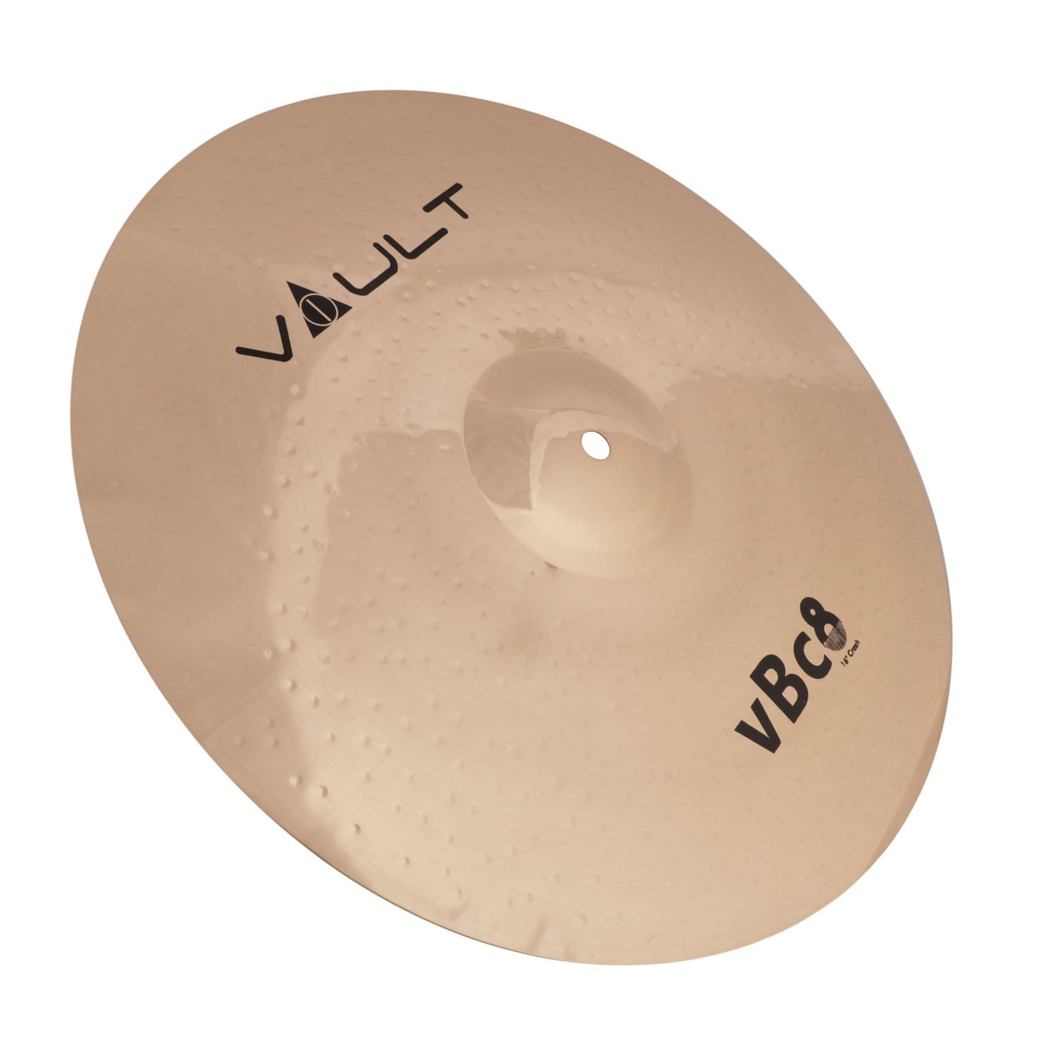 vault crash cymbals vault vbc8 cymbal 16-inch crash cymbal