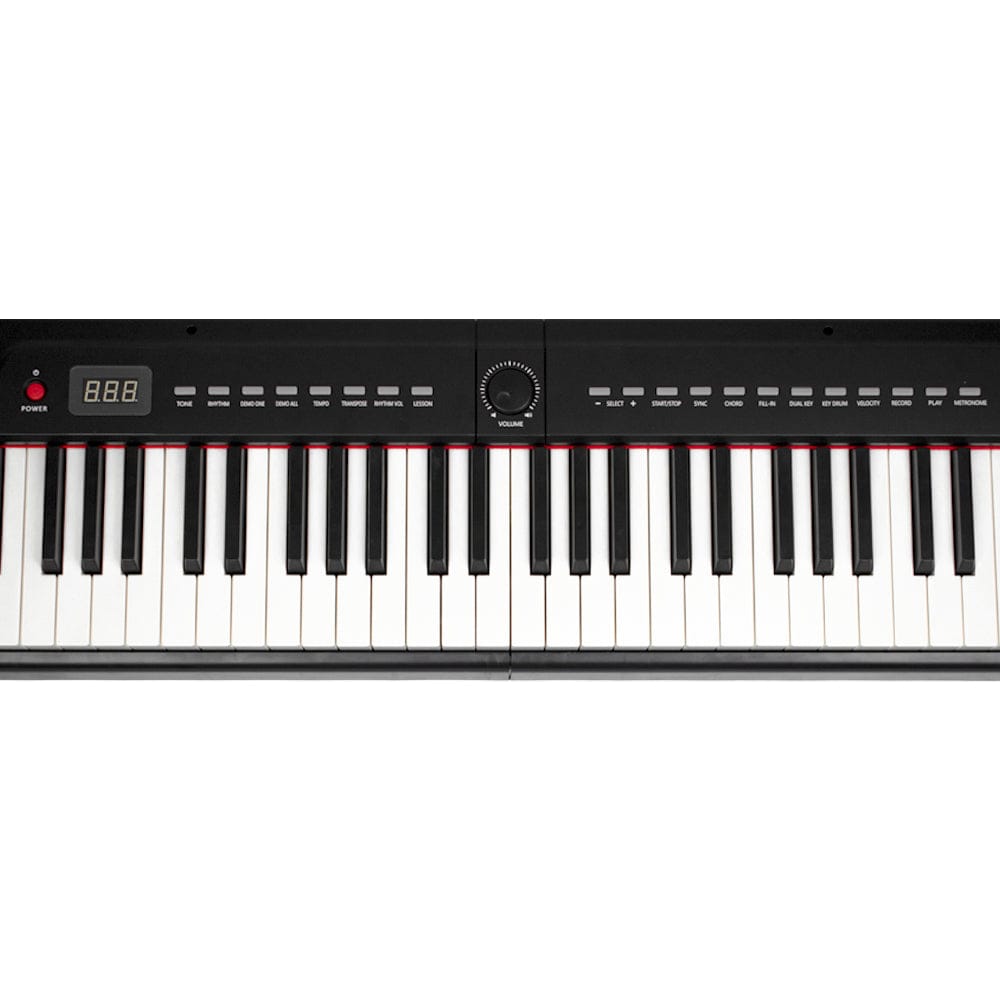 Vault Digital Pianos Black Vault KT-88 Keytone Touch Sensitive 88 Key Portable Digital Piano