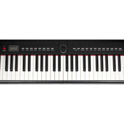 Vault Digital Pianos Black Vault KT-88 Keytone Touch Sensitive 88 Key Portable Digital Piano