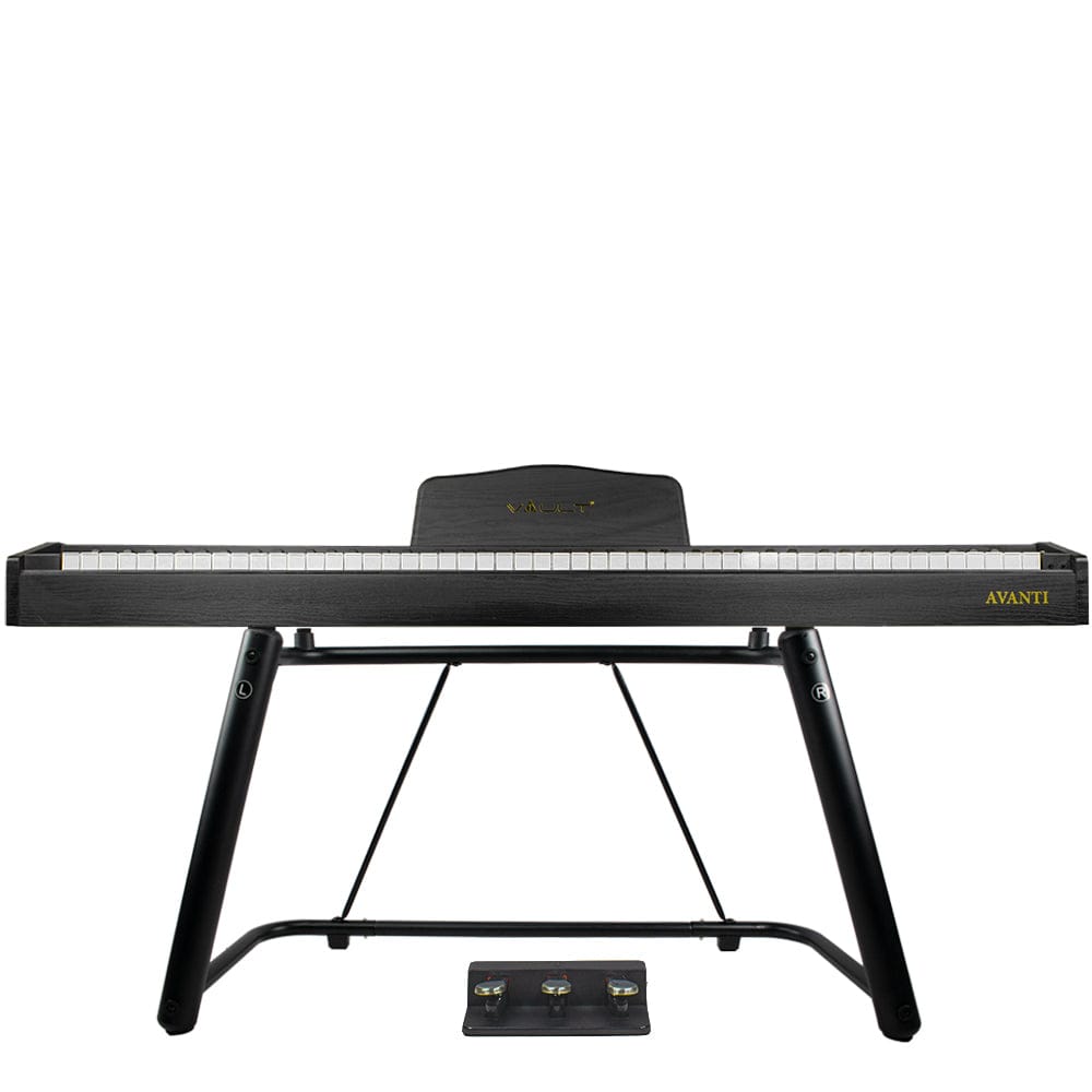 Vault Digital Pianos Vault Avanti 88 Key Digital Piano with Weighted Keys and U Type Stand