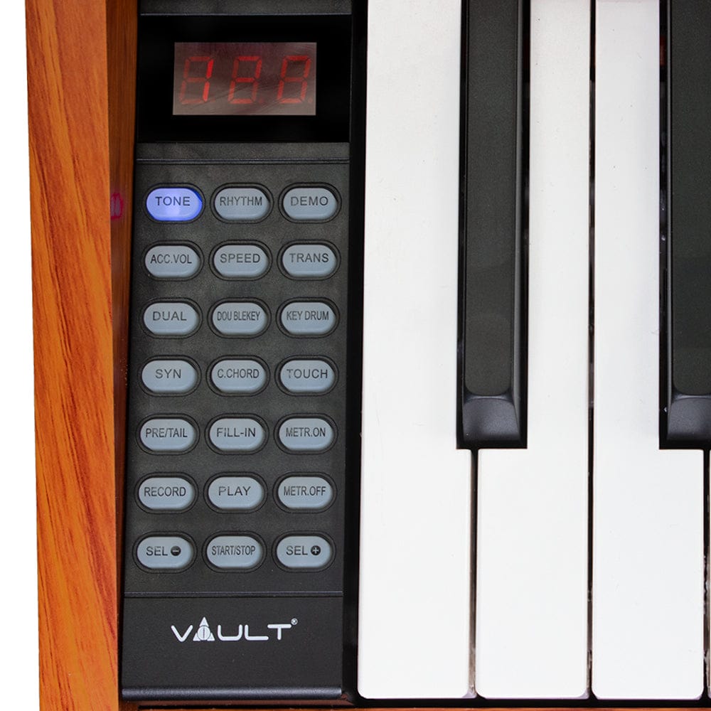 vault digital pianos vault avanti 88 key digital piano with weighted keys and u type stand