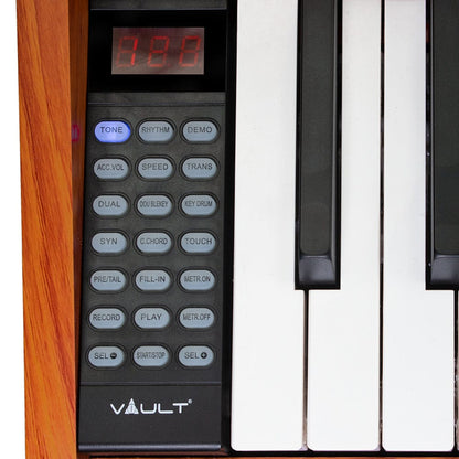 vault digital pianos vault avanti 88 key digital piano with weighted keys and u type stand