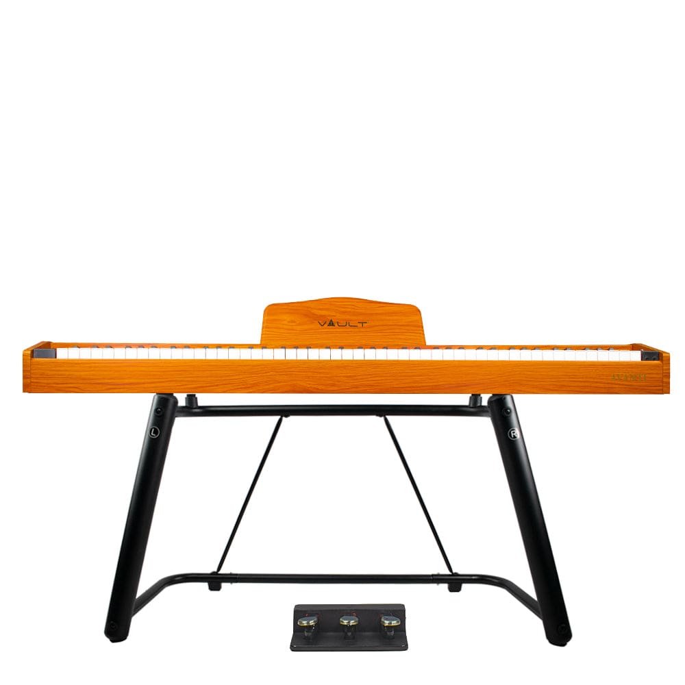 vault digital pianos vault avanti 88 key digital piano with weighted keys and u type stand