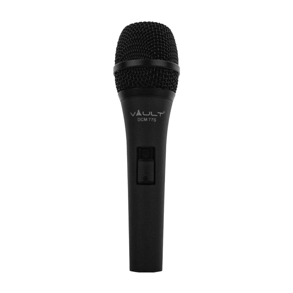 Vault DCM-77S Dynamic Cardioid Microphone with Switch and XLR Cable