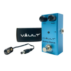 Vault Effect Pedals Vault Analog Chorus Effects Pedal With all Metal Body, Small Footprint & 3 Year Warranty