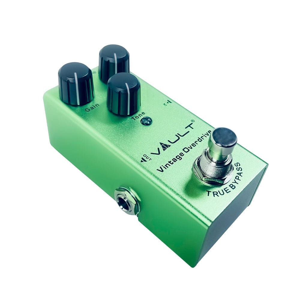vault effect pedals vault vintage overdrive effects pedal with all metal body, small footprint & 3 year warranty