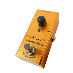Vault Effect Pedals Vault Vintage Phase Effects Pedal With all Metal Body, Small Footprint & 3 Year Warranty