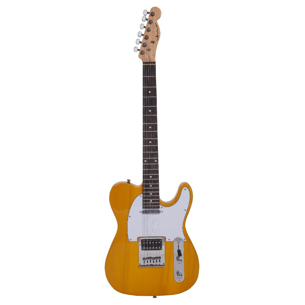 Vault Electric Guitars Amber Vault TL1 Tele Style Electric Guitar#color_amber 