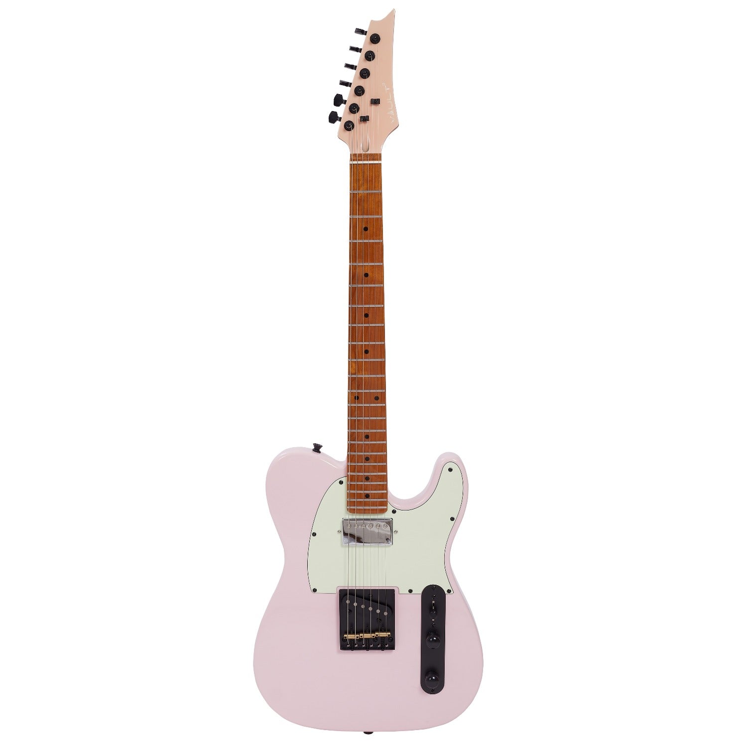 Vault Electric Guitars Baby Pink / Roasted Maple Vault TL2 Telecaster Style Electric Guitar with Premium Alnico 5 Pickups#colour_babypink