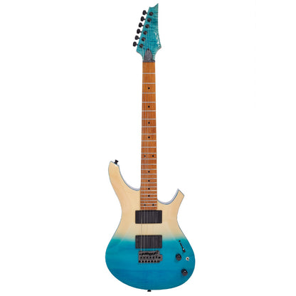 Vault Electric Guitars Beach Blue / Roasted Maple Vault RG2 Premium Electric Guitar with Dual Alnico 5 Humbuckers and Roasted Maple Neck 