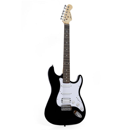 Vault Electric Guitars Black / Indian Laurel Vault ST1 Premium Electric Guitar 