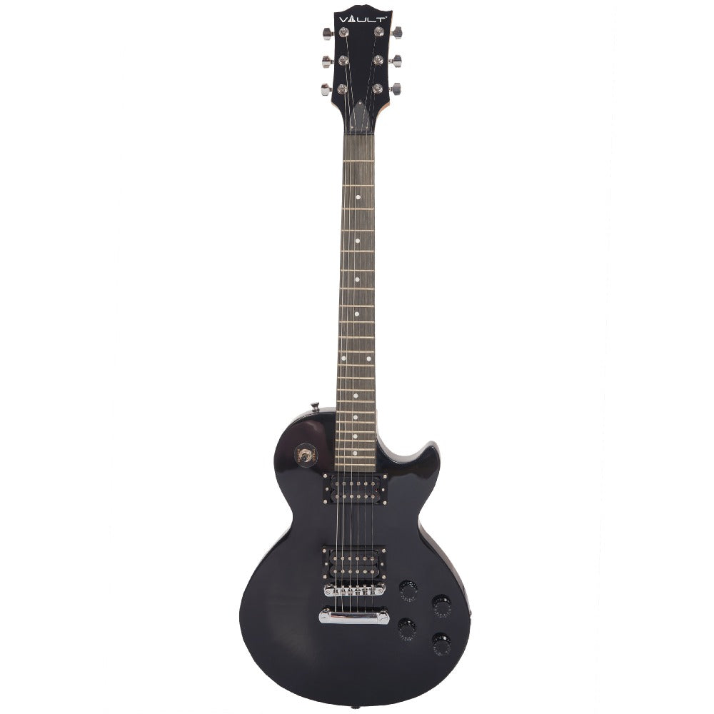 Vault Electric Guitars Black Vault LP1 Les Paul Style Electric Guitar#Colour_black