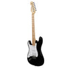 Vault Electric Guitars Black Vault ST1M Left-Handed 6-String Electric Guitar - Black