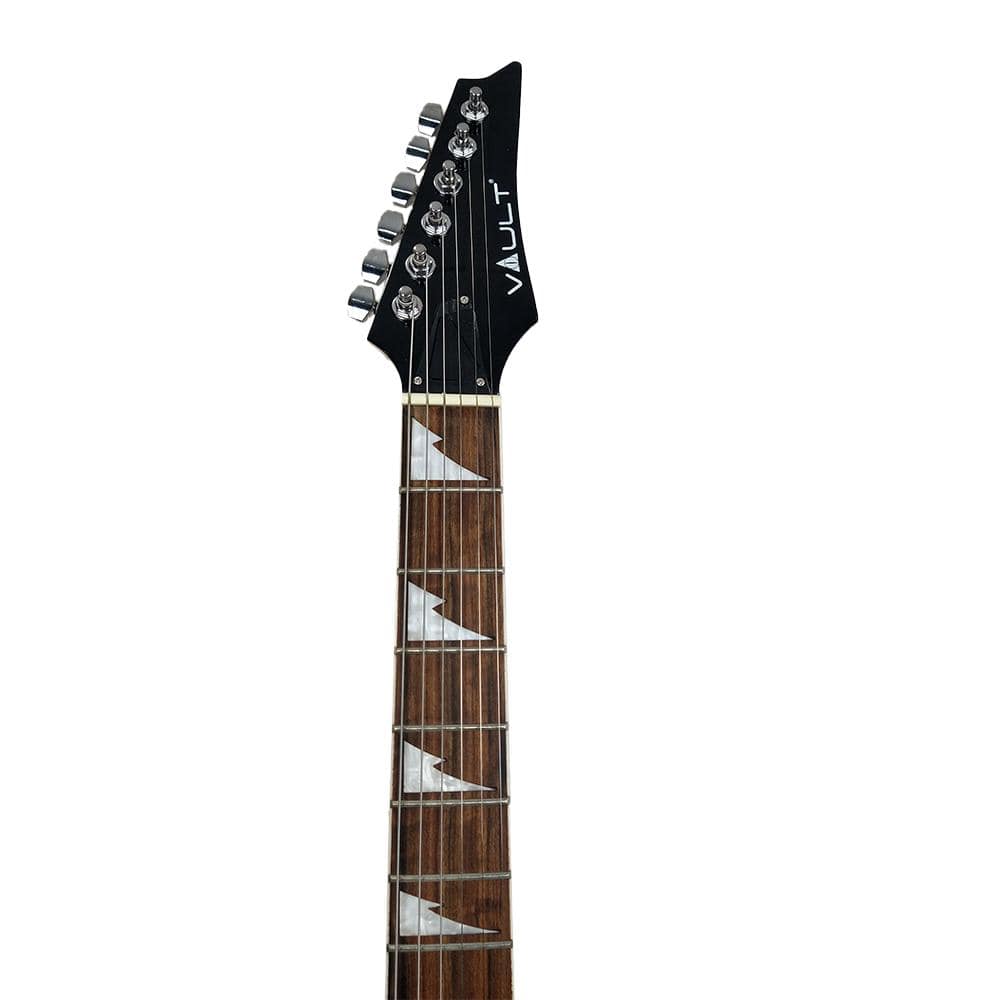 vault electric guitars bundles vault rg1rw soloist style electric guitar with digitech element guitar processor bundle   #color_transparent-blue