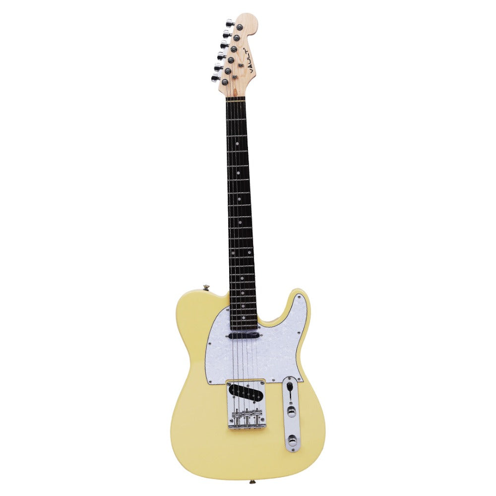 Vault Electric Guitars Buttercream / Laurel Vault TL2 Telecaster Style Electric Guitar with Premium Alnico 5 Pickups#colour_buttercream