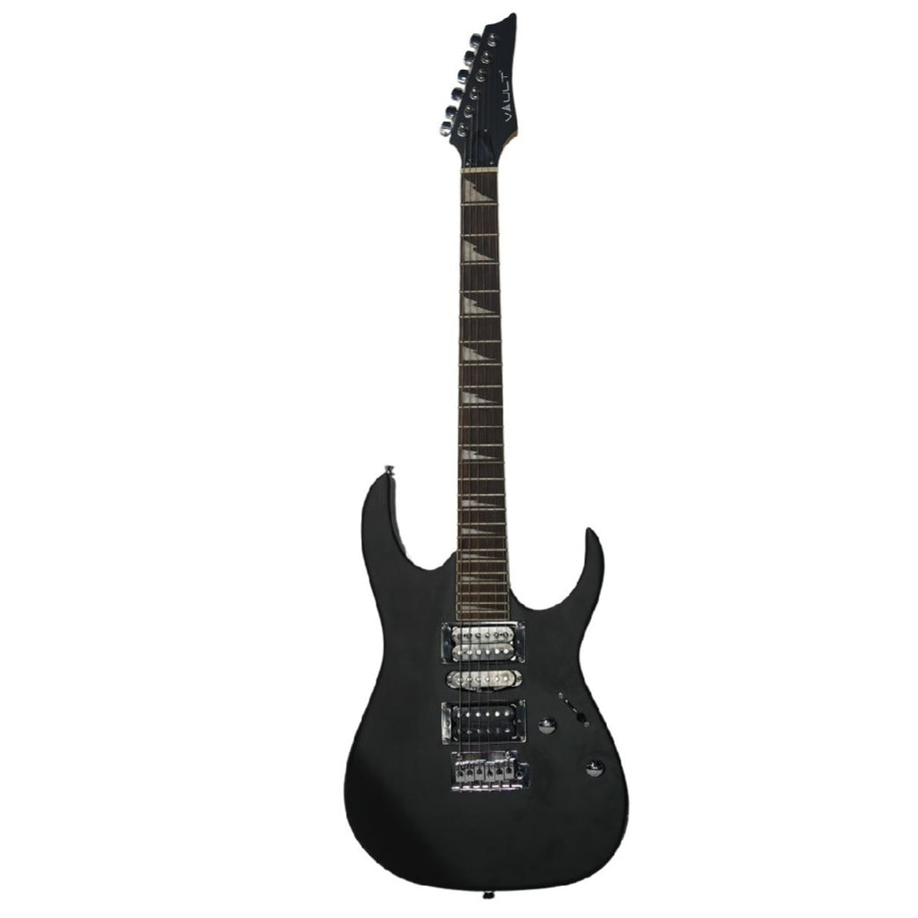 Vault Electric Guitars Matt Black / Indian Laurel Vault RG1 Soloist Premium Electric Guitar#color_matt-black,fretboard_indian-laurel
