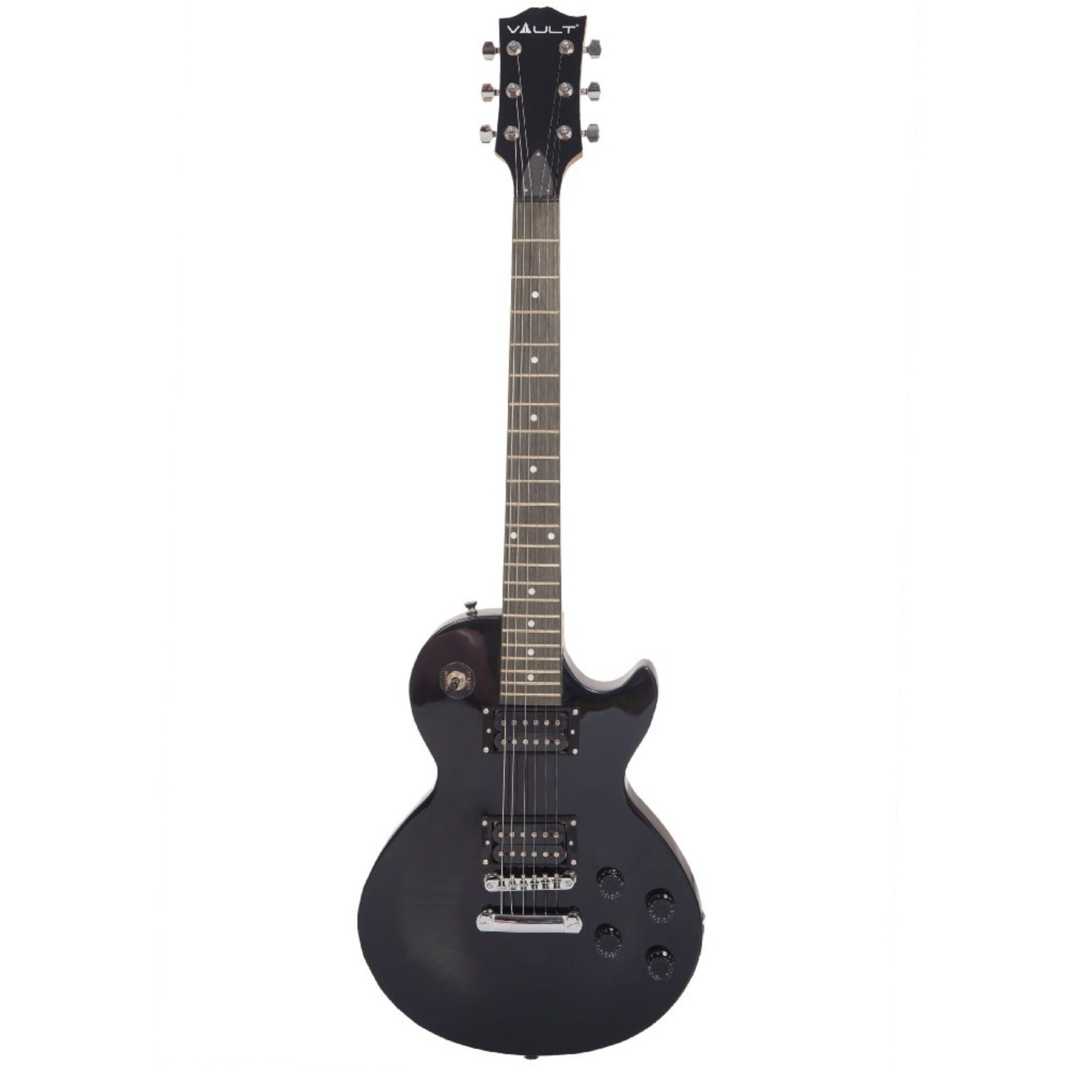 Vault Electric Guitars Matt Black Vault LP1 Les Paul Style Electric Guitar#Colour_matte black