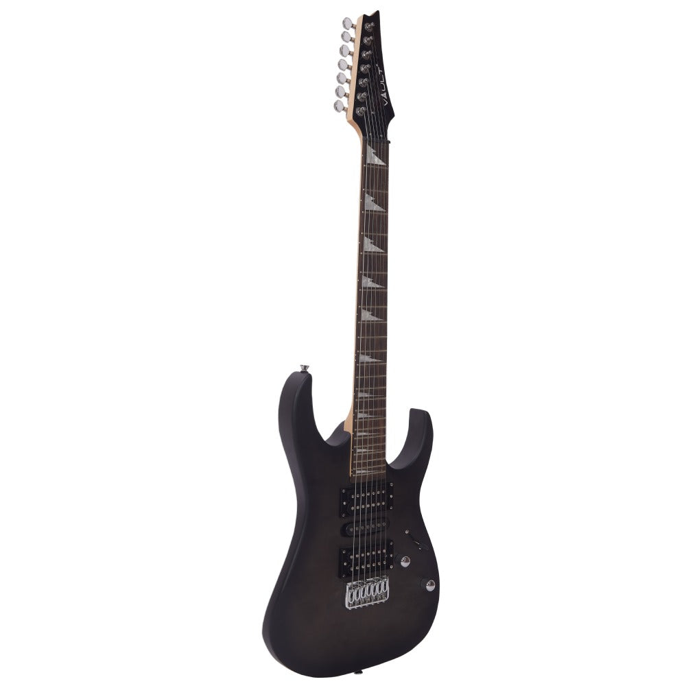 Vault Electric Guitars Matte Black Vault RG7 Seven String Electric Guitar