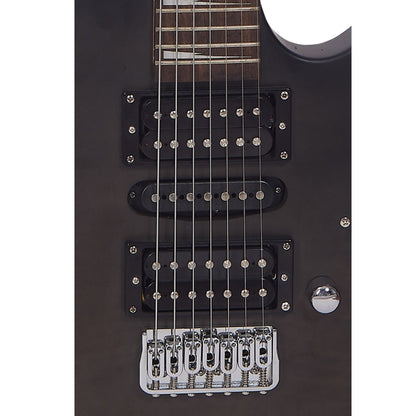Vault Electric Guitars Matte Black Vault RG7 Seven String Electric Guitar