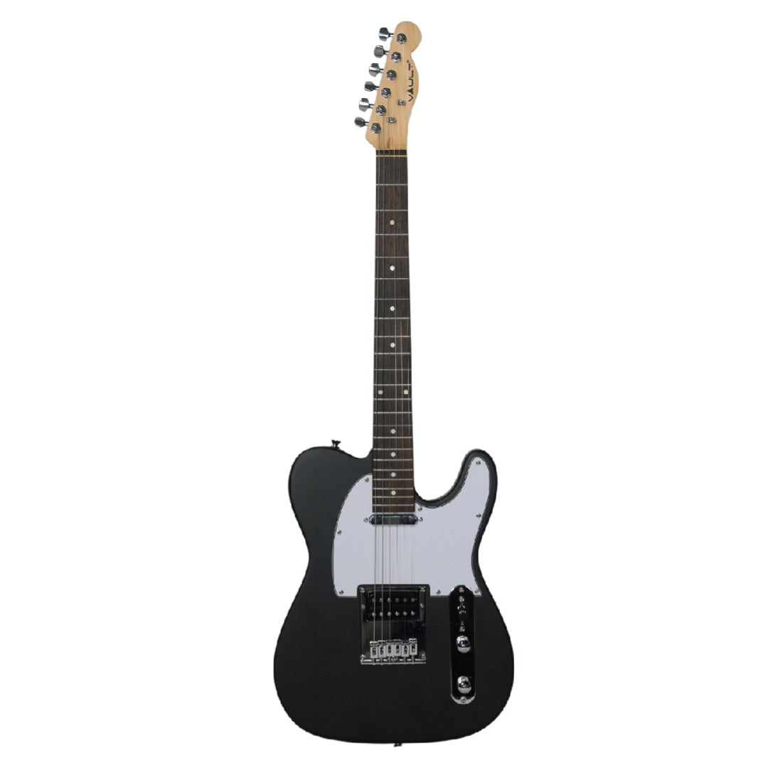 Vault Electric Guitars Matte Black Vault TL1 Tele Style Electric Guitar