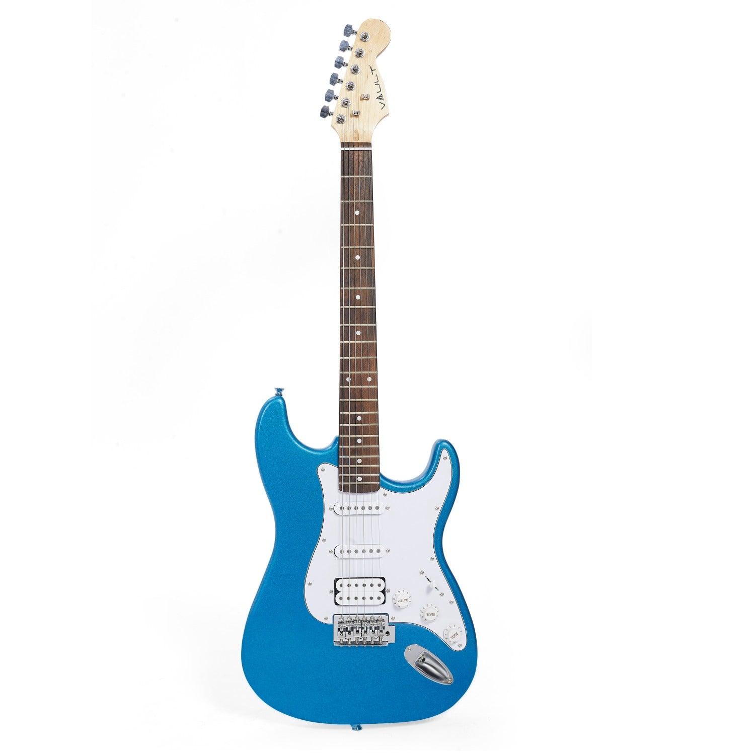 Vault Electric Guitars Metallic Blue / Indian Laurel Vault ST1 Premium Electric Guitar #color_metallic-blue,fretboard_indian-laurel