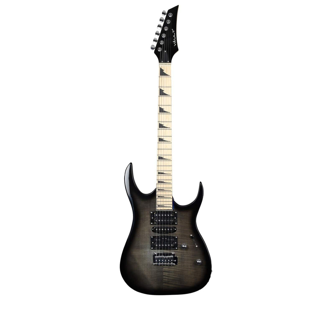 Vault Electric Guitars Transparent Black / Maple Vault RG1 Soloist Premium Electric Guitar