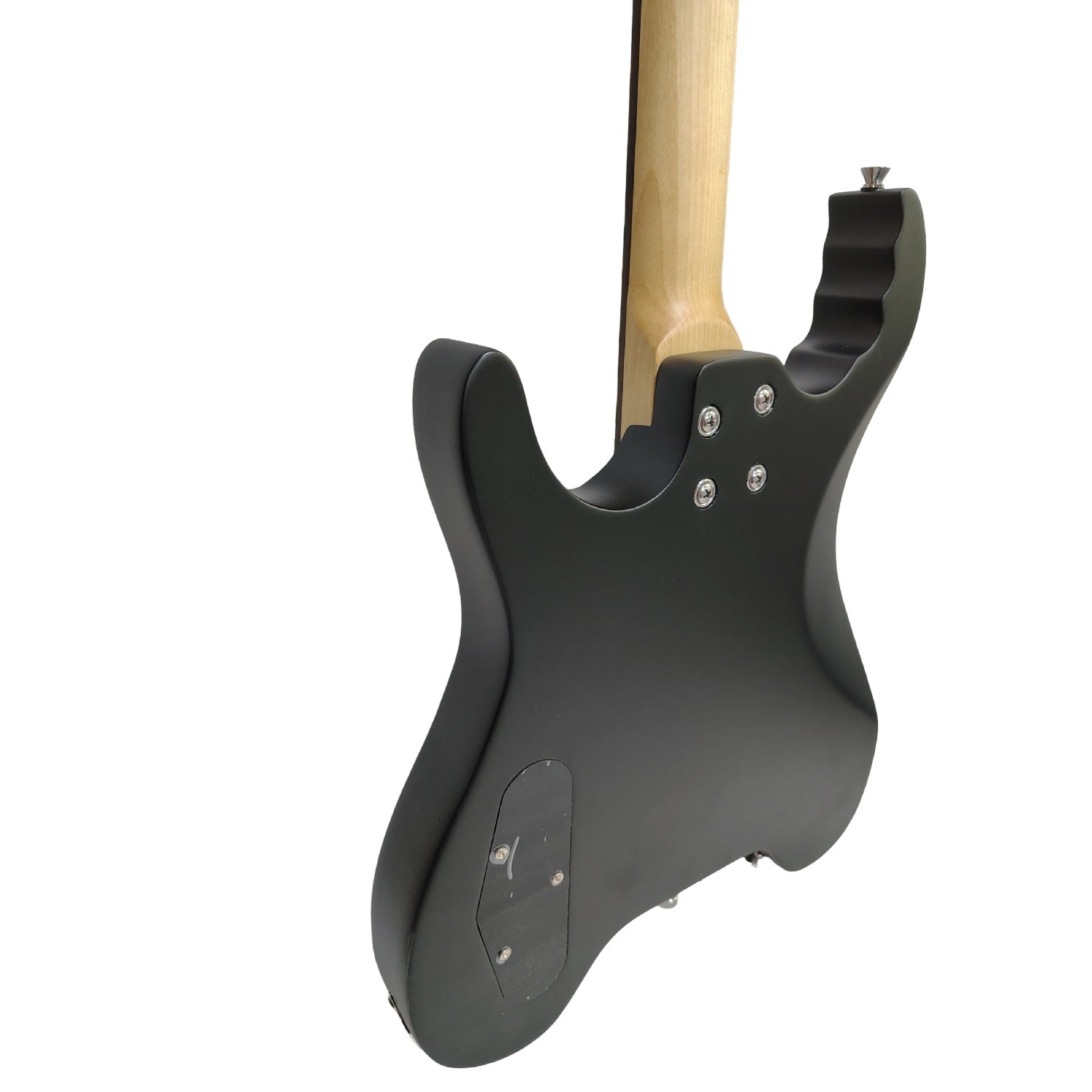 Vault Electric Guitars Vault HL1 Headless Electric Guitar with GigBag#color_matte black 