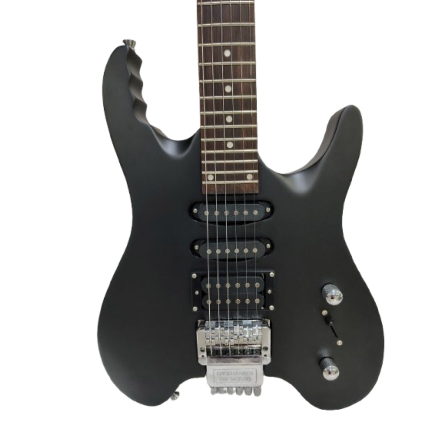 Vault Electric Guitars Vault HL1 Headless Electric Guitar with GigBag#color_matte black 