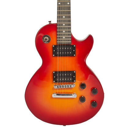 Vault Electric Guitars Vault LP1 Les Paul Style Electric Guitar#color_cherry-sunburst