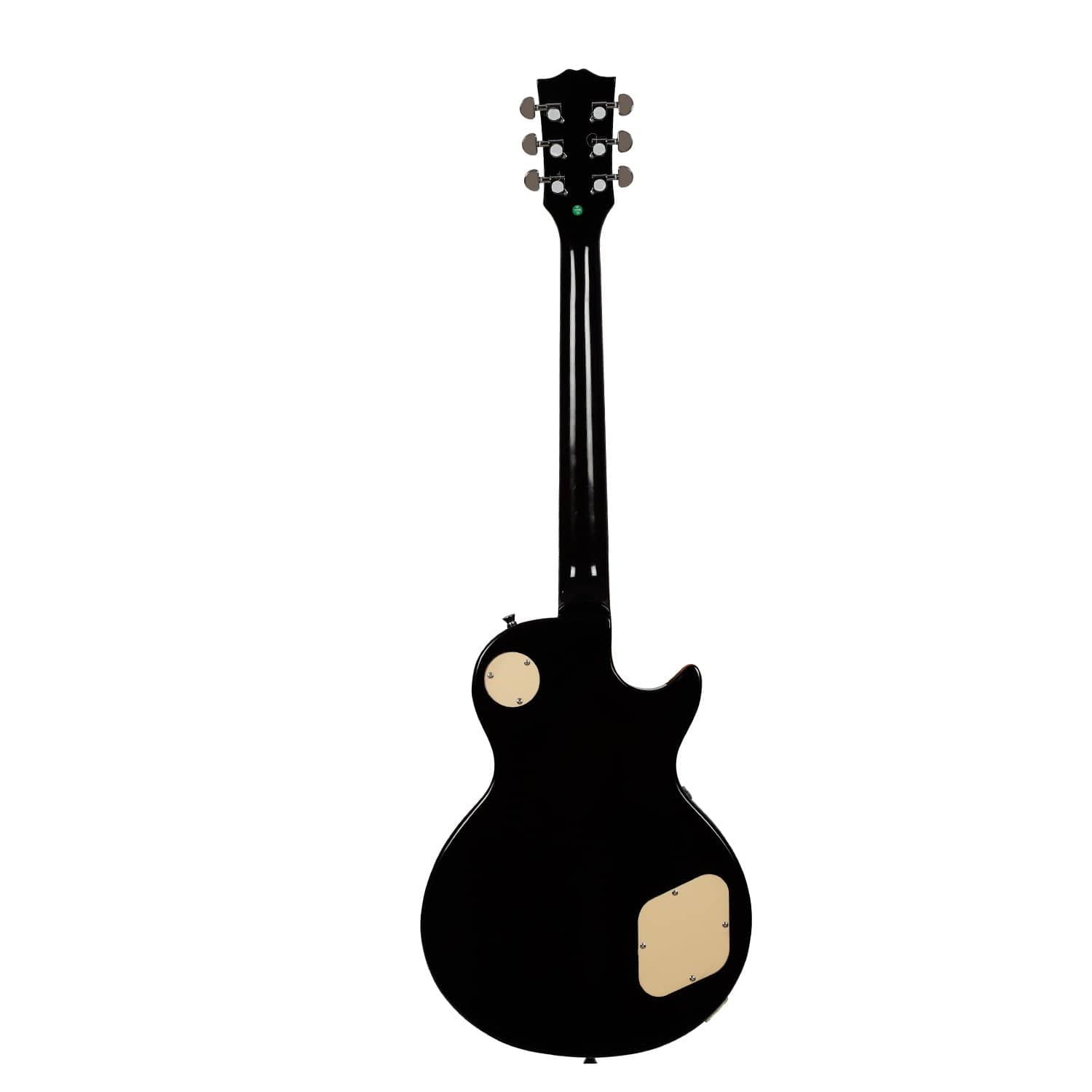 vault electric guitars vault lp1mn les paul style left-handed 6-string electric guitar - tobacco sunburst