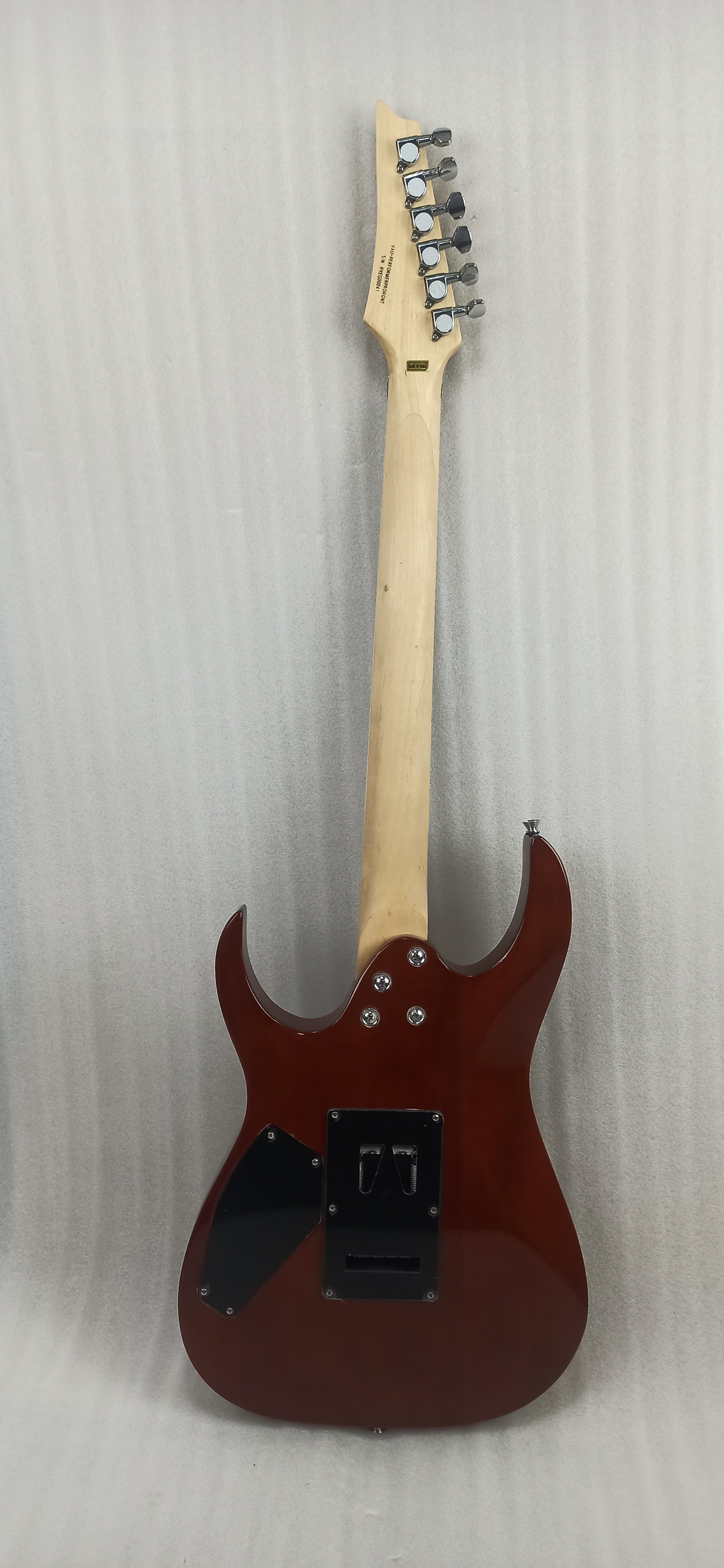 Vault Electric Guitars Vault Performer Pro RG 6 String Electric Guitar - High Gloss Solid Mahogany - Open Box #barcode_202401029782