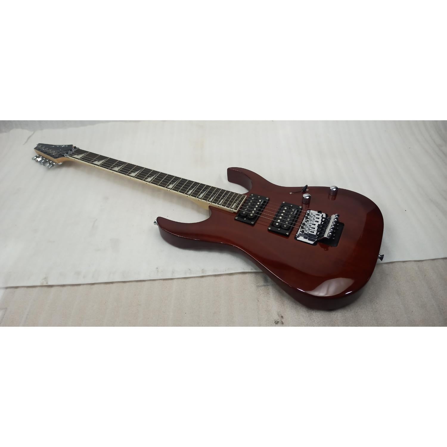 Vault Electric Guitars Vault Performer Pro RG 6 String Electric Guitar - High Gloss Solid Mahogany - Open Box #barcode_202401029771