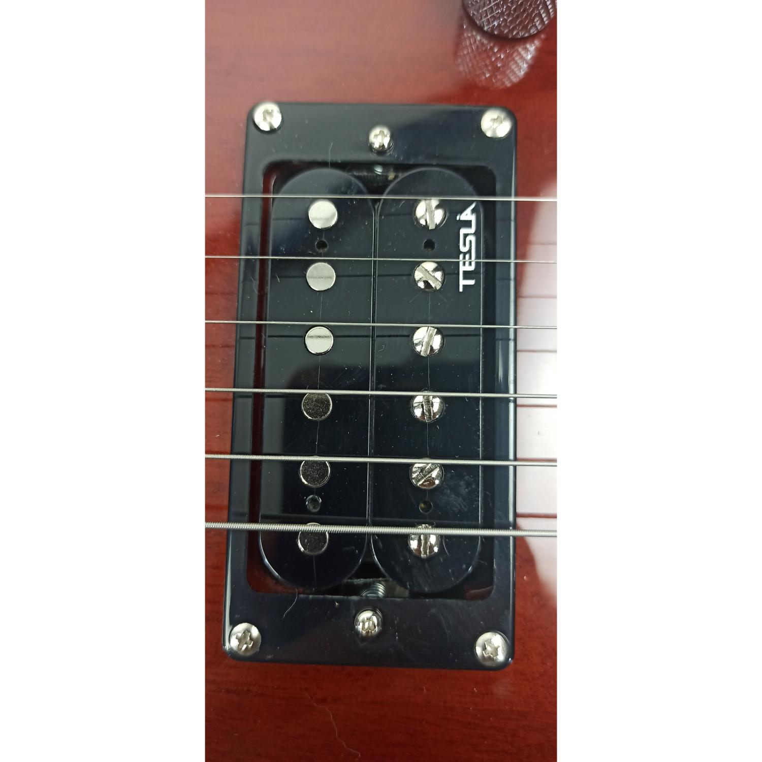 Vault Electric Guitars Vault Performer Pro RG 6 String Electric Guitar - High Gloss Solid Mahogany - Open Box #barcode_202401029771