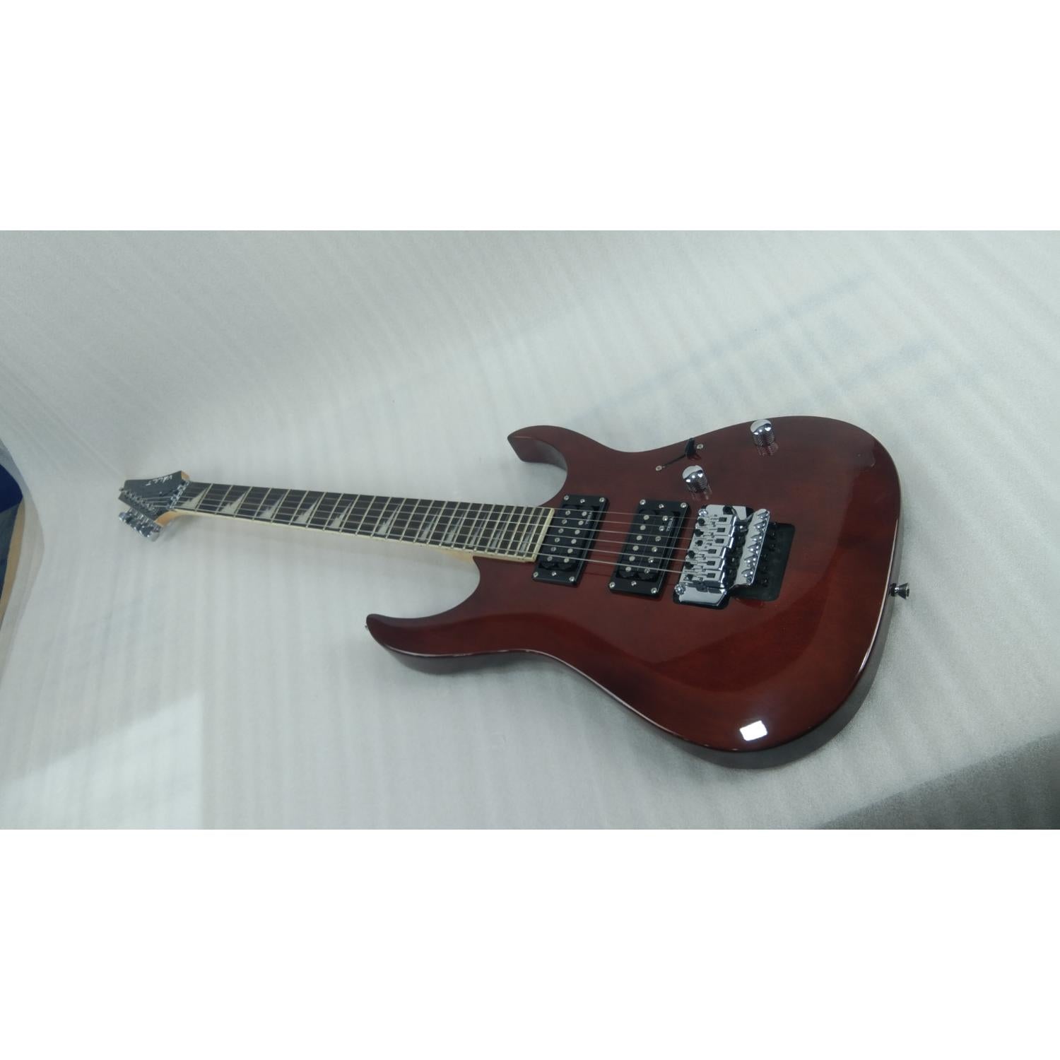 Vault Electric Guitars Vault Performer Pro RG 6 String Electric Guitar - High Gloss Solid Mahogany - Open Box #barcode_202401029780