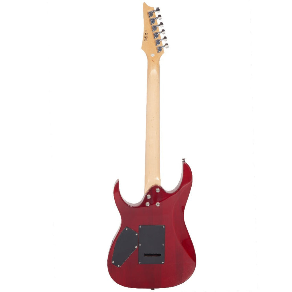 Vault Electric Guitars Vault RG1 Soloist Premium Electric Guitar#color_transparent-red,fretboard_indian-laurel