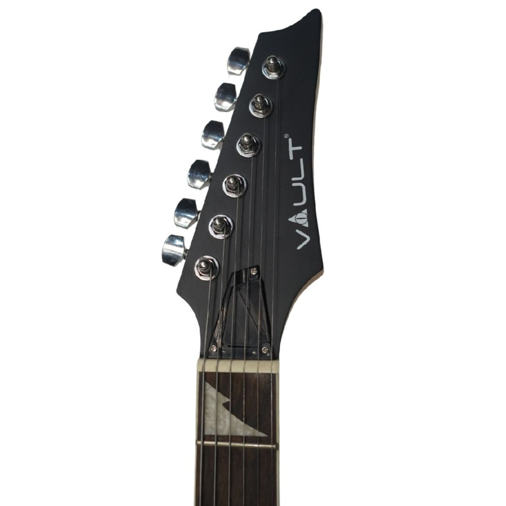 Vault Electric Guitars Vault RG1 Soloist Premium Electric Guitar#color_matt-black,fretboard_indian-laurel