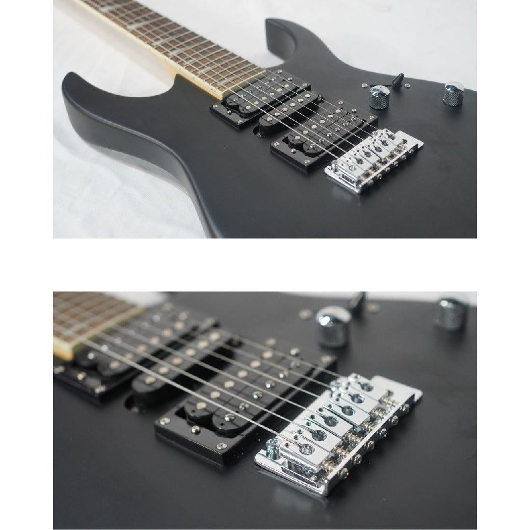 Vault Electric Guitars Vault RG1 Soloist Premium Electric Guitar#color_matt-black,fretboard_indian-laurel