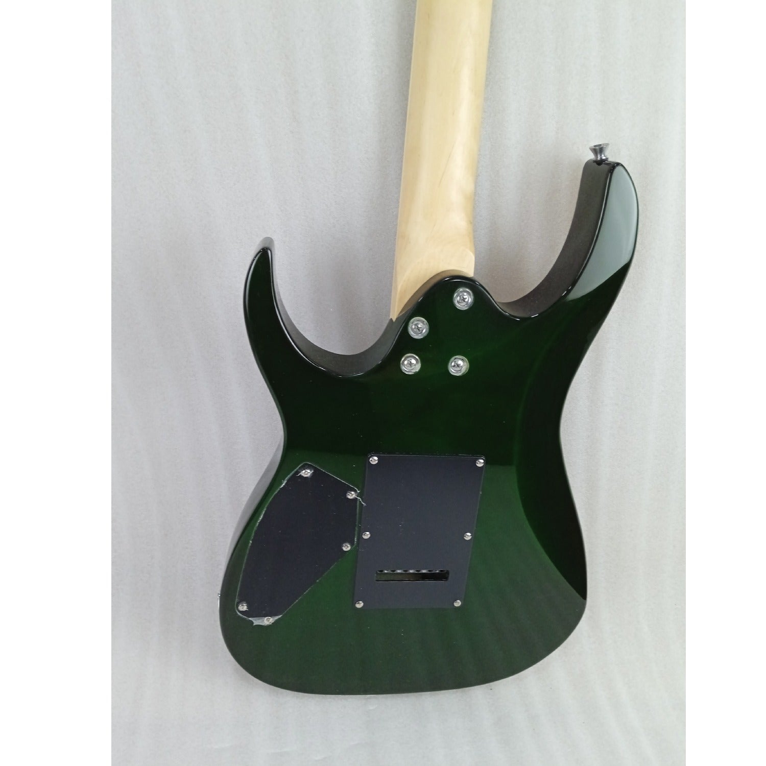 Vault Electric Guitars Vault RG1 Soloist Premium Electric Guitar - Transparent Green Burst - Open Box B Stock