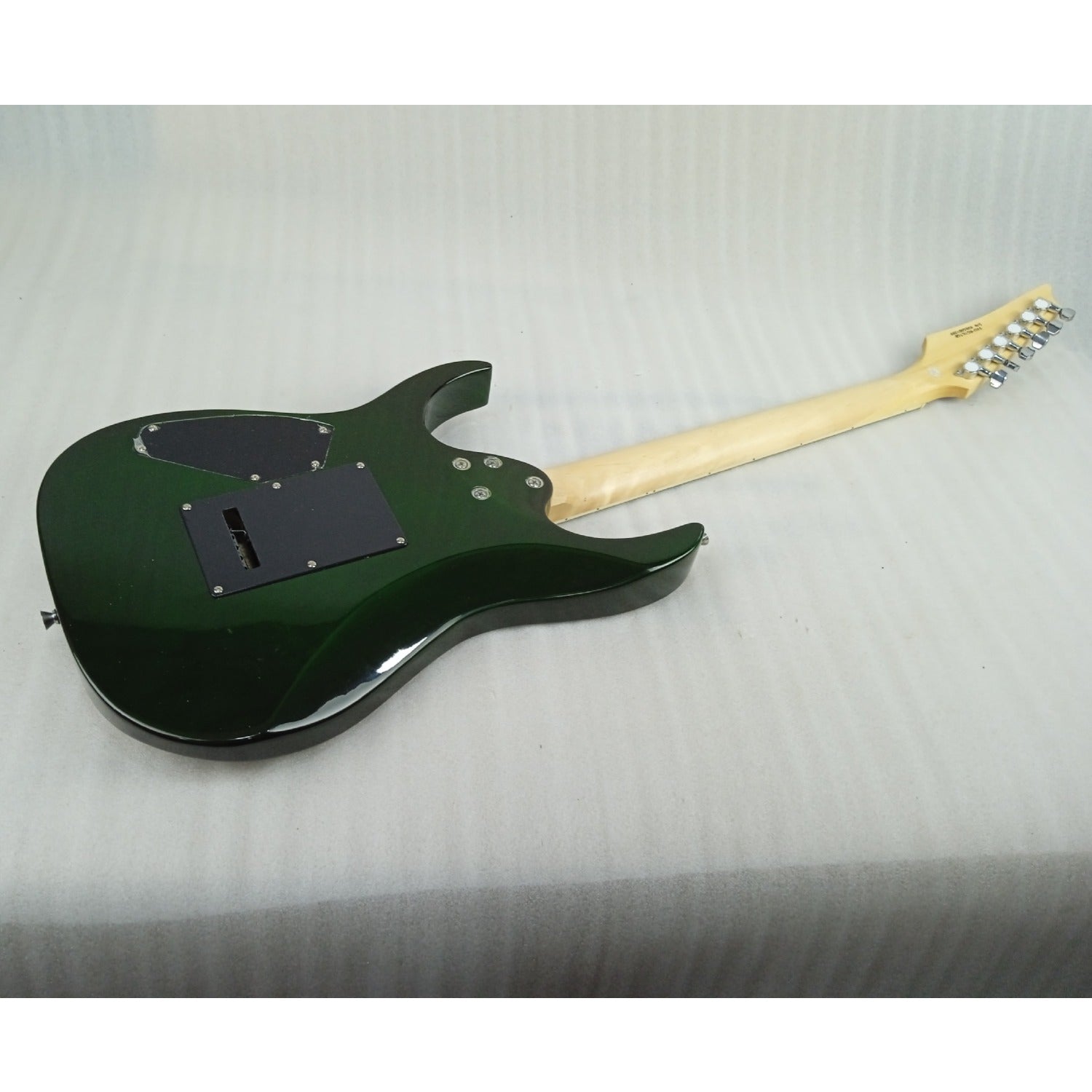 Vault Electric Guitars Vault RG1 Soloist Premium Electric Guitar - Transparent Green Burst - Open Box B Stock