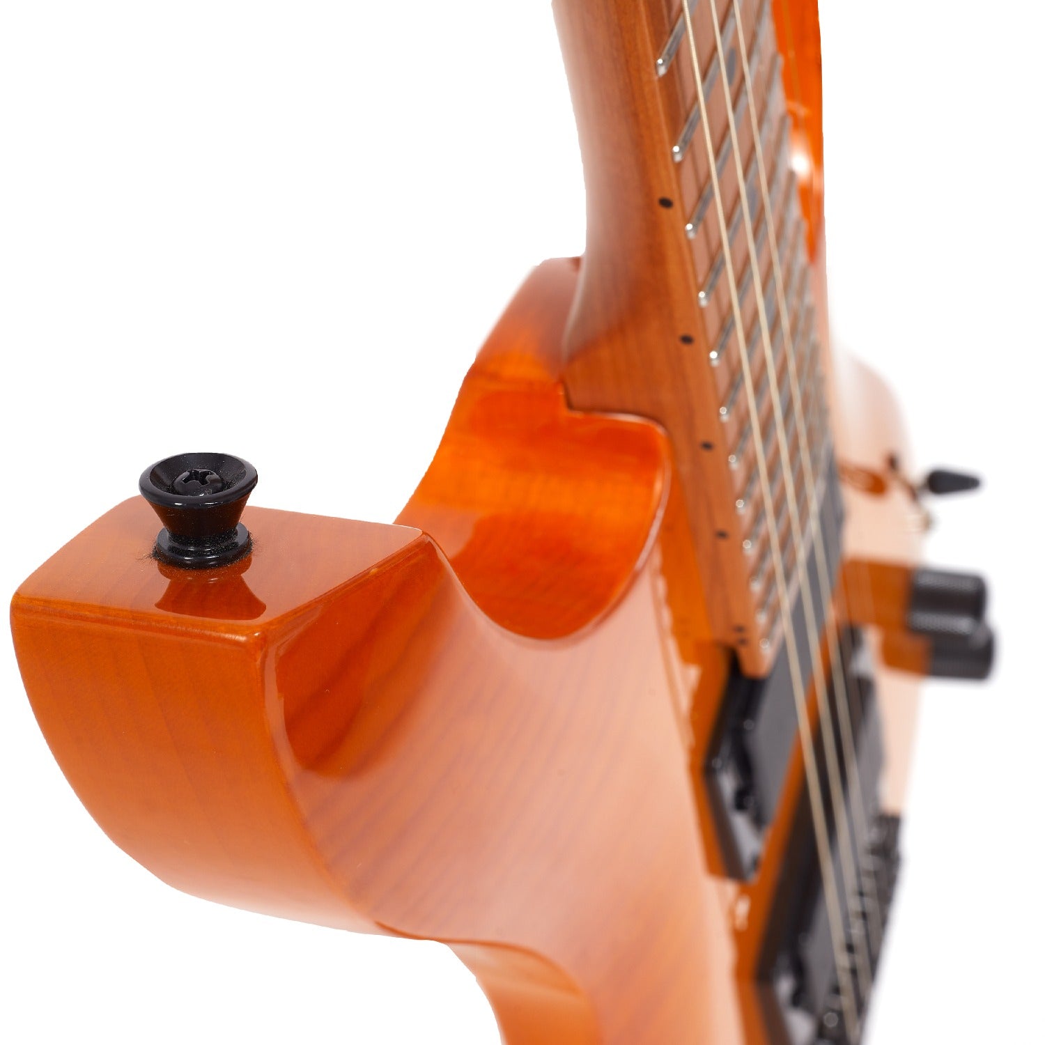 Vault Electric Guitars Vault RG2 Premium Electric Guitar with Dual Alnico 5 Humbuckers and Roasted Maple Neck #color_transparent-orange-flame-burst,fingerboard_roasted-maple