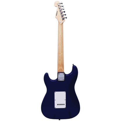 Vault Electric Guitars Vault ST2 Stratocaster Style Electric Guitar with Premium Alnico 5 Pickups#color_blue,fingerboard_laurel