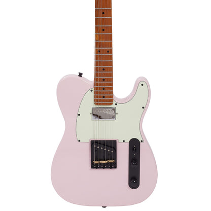 Vault Electric Guitars Vault TL2 Telecaster Style Electric Guitar with Premium Alnico 5 Pickups#colour_babypink
