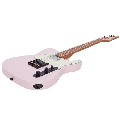 Vault Electric Guitars Vault TL2 Telecaster Style Electric Guitar with Premium Alnico 5 Pickups#colour_babypink