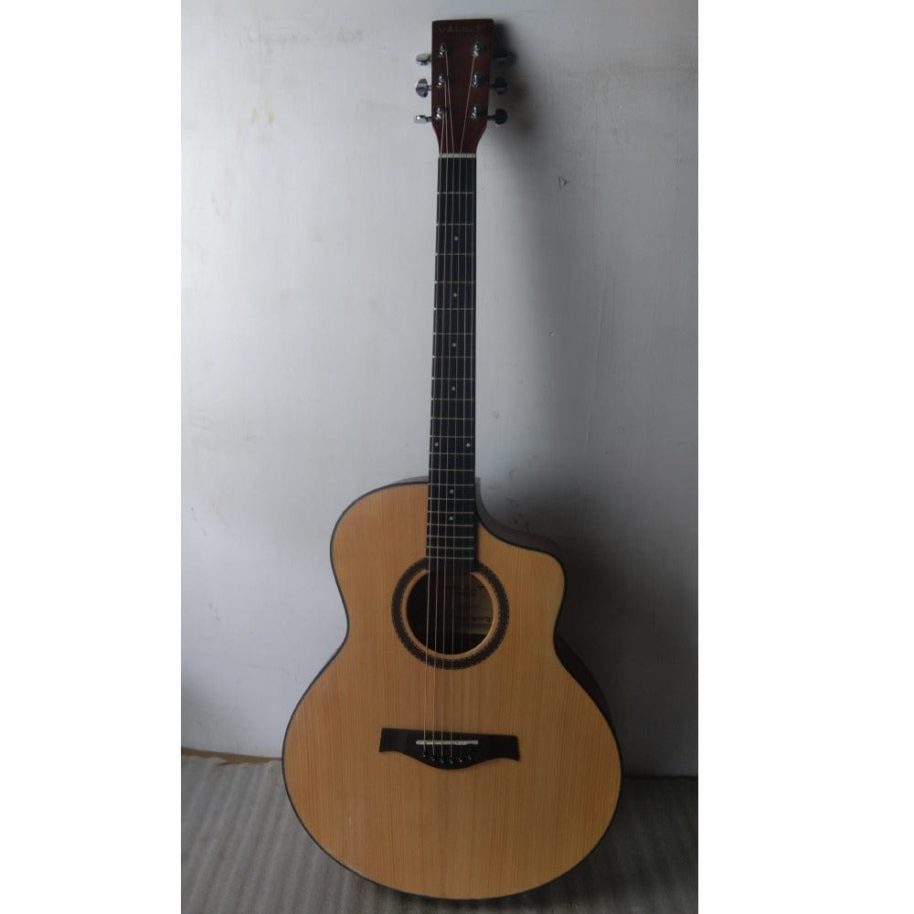 vault electro acoustic guitars 202301898275 vault ea40ce 41 inch premium spruce-top cutaway electro acoustic guitars - open box b stock   