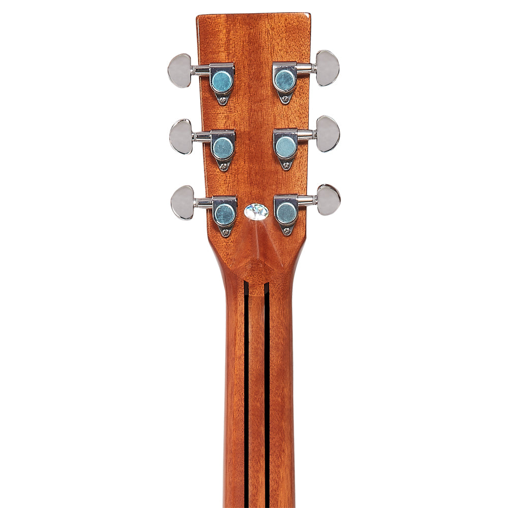 Vault Electro Acoustic Guitars Natural Vault DA60CE Premium Dreadnought Cutaway Solid Spruce Top Electro Acoustic Guitar with Dual EQ and Armrest