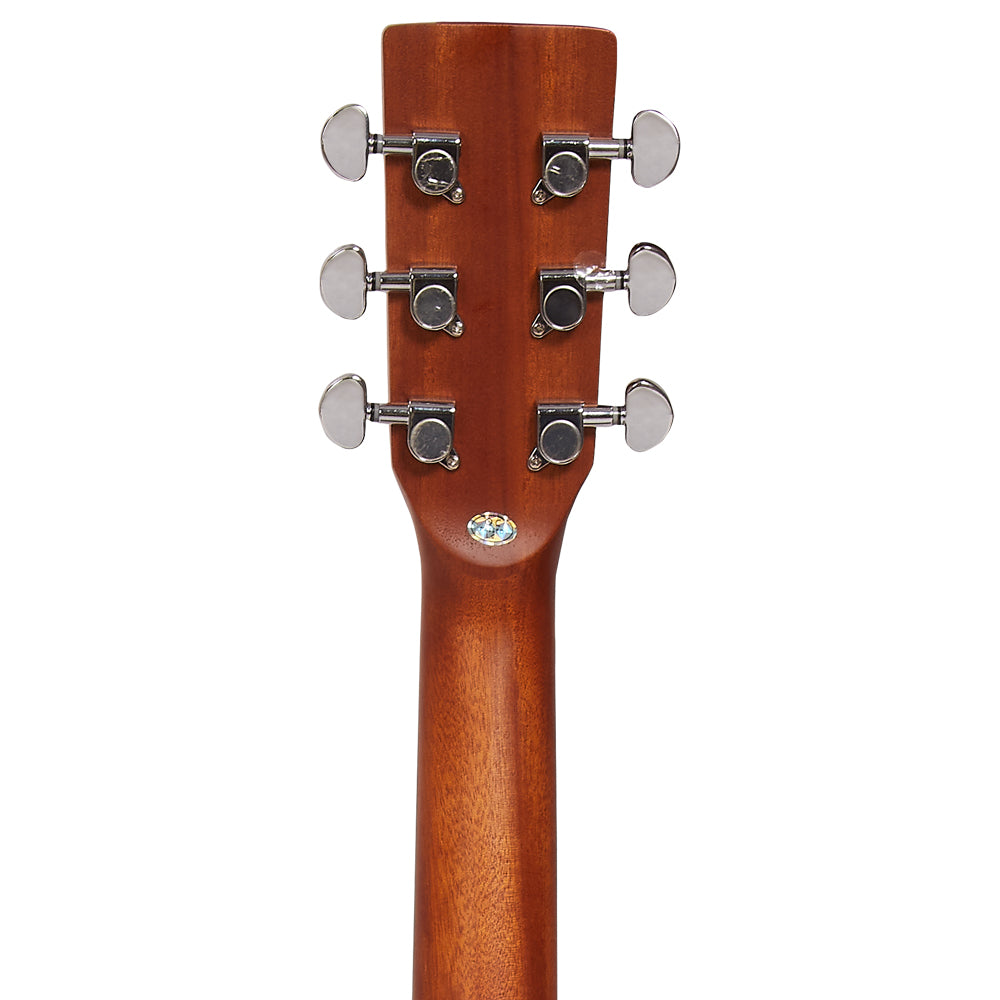 Vault Electro Acoustic Guitars Natural Vault EA25CE Grand Auditorium Shape Electro Acoustic Guitar with Gigbag, Strap, Pick, Polishing Cloth & E-Book 