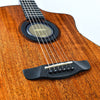 Vault Electro Acoustic Guitars Natural Vault Performer Pro All Solid Mahogany Premium Electro Acoustic Guitar With Gigbag